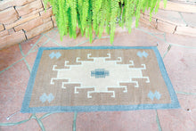 Load image into Gallery viewer, Handwoven Zapotec Rug - 1920s Lincoln Natural Wool Textile