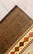 Load image into Gallery viewer, Handwoven Zapotec Indian Rug - Earth and SKy Dusk Wool Oaxacan Textile