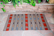 Load image into Gallery viewer, Handwoven Zapotec Indian Rug - Guatemalteco Azul Wool Oaxacan Textile