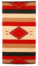 Load image into Gallery viewer, Handwoven Zapotec Indian Rug - Rombos Wool Oaxacan Textile