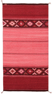 Handwoven Zapotec Wool Rug - Rosie's DIamonds Wool Oaxacan Textile