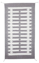 Load image into Gallery viewer, Handwoven Zapotec Indian Rug - Tetro Natural Wool Oaxacan Textile