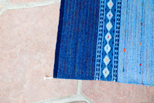 Load image into Gallery viewer, Handwoven Zapotec Indian Rug - Night Stars Wool Oaxacan Textile