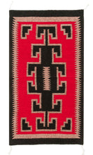 Load image into Gallery viewer, Handwoven Zapotec Indian Rug - Kaibito Red Wool Oaxacan Textile