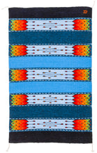 Load image into Gallery viewer, Handwoven Zapotec Indian Rug - La Playa Wool Oaxacan Textile