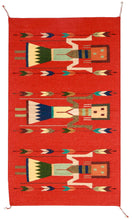 Load image into Gallery viewer, Handwoven Zapotec Indian Rug - Yei Brick Wool Oaxacan Textile