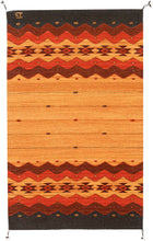 Load image into Gallery viewer, Handwoven Zapotec Indian Rug - Zapotec Sunset Wool Oaxacan Textile