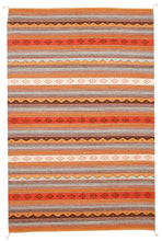 Load image into Gallery viewer, Handwoven Zapotec Indian Rug - Montanitas Meli Wool Oaxacan Textile