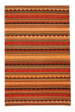 Load image into Gallery viewer, Handwoven Zapotec Indian Rug - Montanitas Wool Oaxacan Textile