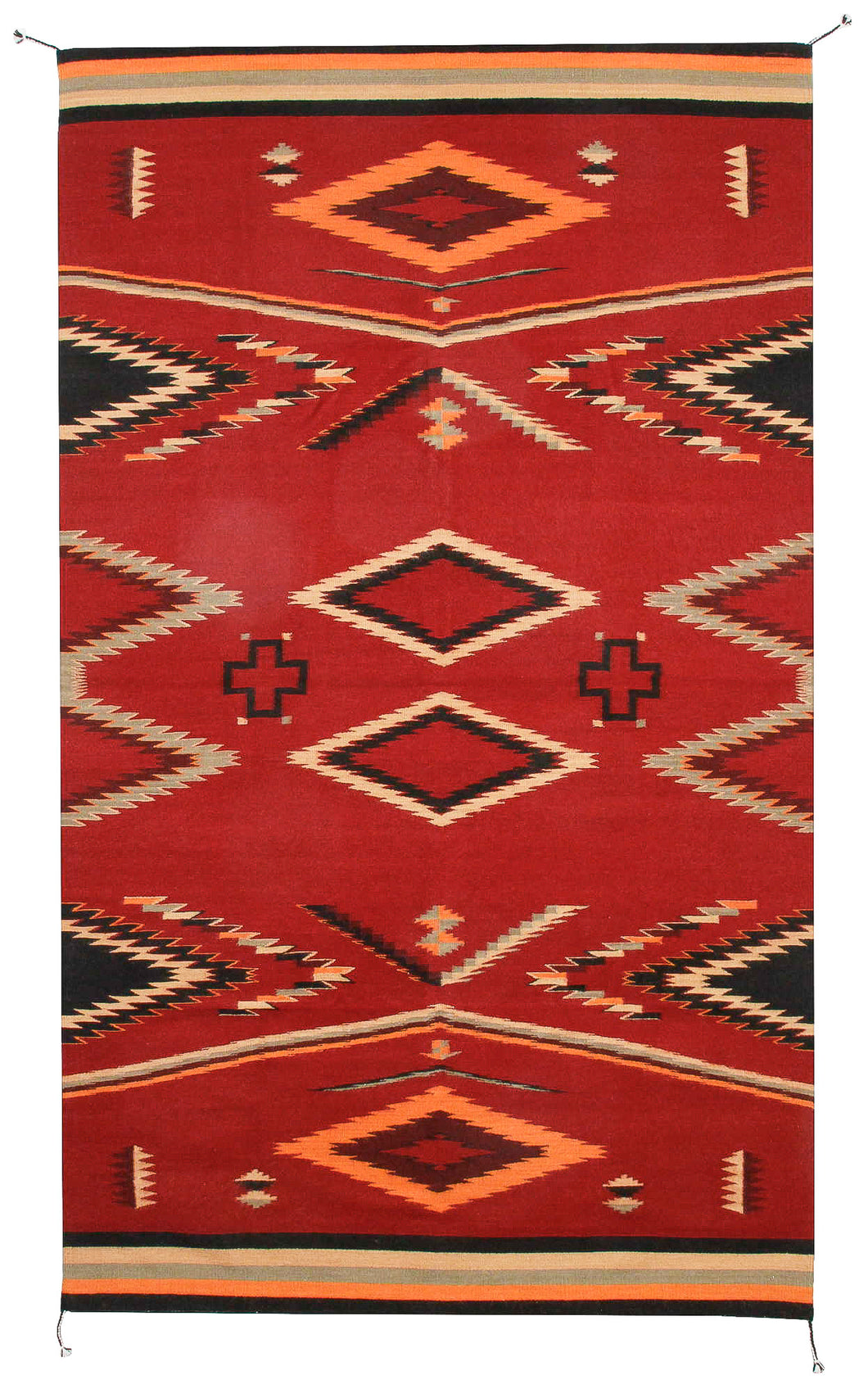 Handwoven Zapotec Indian Rug - Walk in Beauty Wool Oaxacan Textile
