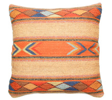 Load image into Gallery viewer, Handwoven Zapotec Pillow - Cintas Juarez Wool Oaxacan Textile