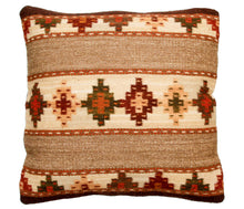 Load image into Gallery viewer, Handwoven Zapotec Indian Pillow - Yagul Wool Oaxacan Textile