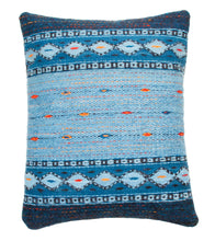 Load image into Gallery viewer, Handwoven Zapotec Indian Pillow - Night Stars Wool Oaxacan Textile