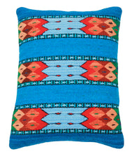 Load image into Gallery viewer, Handwoven Zapotec Indian Pillow- La Playa Wool Oaxacan Textile