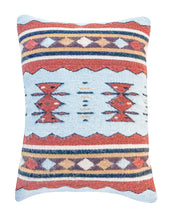 Load image into Gallery viewer, Handwoven Zapotec Indian Pillow - Meli's Waves Wool Oaxacan Textile