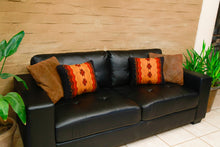 Load image into Gallery viewer, Handwoven Zapotec Indian Pillow - Zapotec Sunset Wool Oaxacan Textile