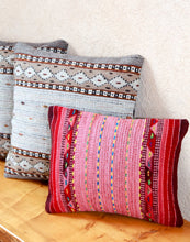 Load image into Gallery viewer, Handwoven Zapotec Indian Pillow - Phases of the Moon Wool Oaxacan Textile
