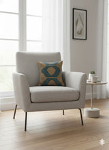 Load image into Gallery viewer, Cyan Chevron Stripe