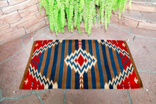 Load image into Gallery viewer, Handwoven Zapotec Indian Rug - Crown King Wool Oaxacan Textile