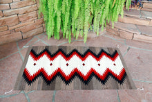Load image into Gallery viewer, Handwoven Zapotec Indian Rug - Runing Water Wool Oaxacan Textile
