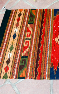 Handwoven Zapotec Rug - Campos Maguey Wool Oaxacan Textile