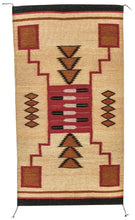 Load image into Gallery viewer, Handwoven Zapotec Indian Rug - Feathers Lincoln Wool Oaxacan Textile