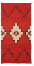 Load image into Gallery viewer, Handwoven Zapotec Indian Rug - Sprit Steps Wool Oaxacan Textile