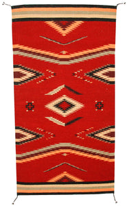 Handwoven Zapotec Indian Rug - Walk in Beauty Wool Oaxacan Textile