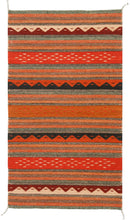 Load image into Gallery viewer, Handwoven Zapotec Indian Rug - Montanitas Wool Oaxacan Textile