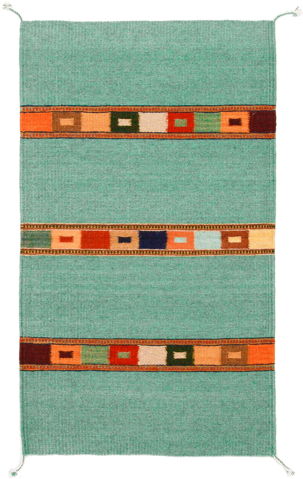 Oaxacan Jade Stripe – Escalante Rugs