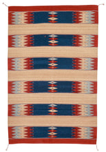Load image into Gallery viewer, Handwoven Zapotec Indian Rug - Papalote del Mar Wool Oaxacan Textile