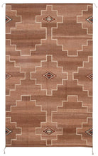 Load image into Gallery viewer, Handwoven Zapotec Indian Rug - Spirit Diamond Wool Oaxacan Textile