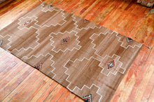 Load image into Gallery viewer, Handwoven Zapotec Indian Rug - Spirit Diamond Wool Oaxacan Textile