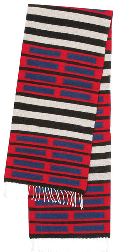 Handwoven Zapotec Table Runner - Chief Cintas Wool Oaxacan Textile